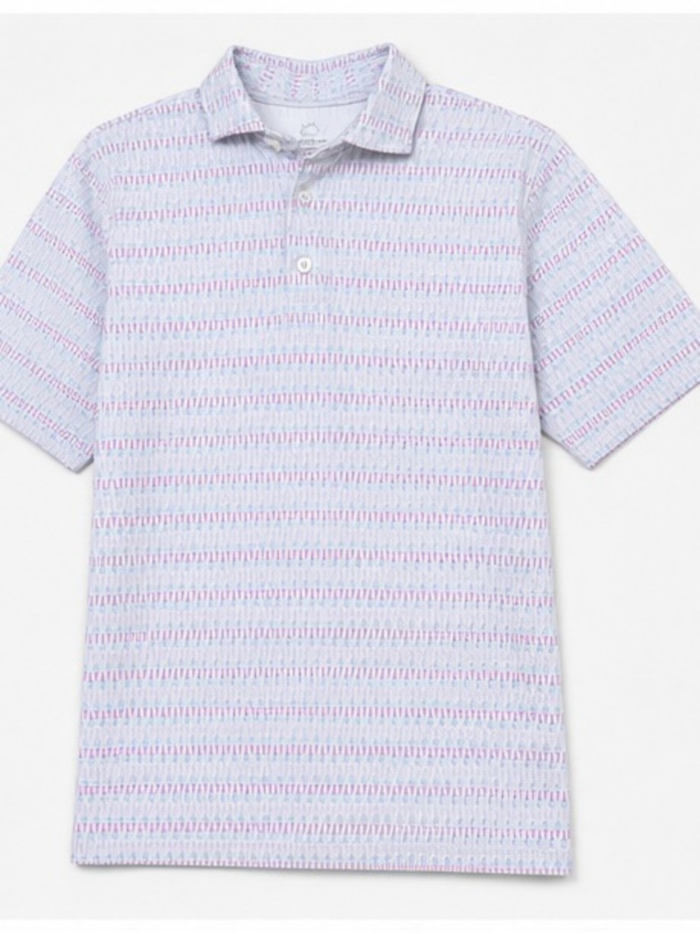 Southern Tide Golf Polo Shirt Golf Tees & Balls Print Performance Men’s Small